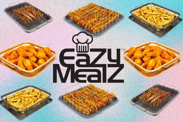 EaZy MealZ Non-Stick Square Grill Pan, Large, 10.5″ – EaZy BrandZ