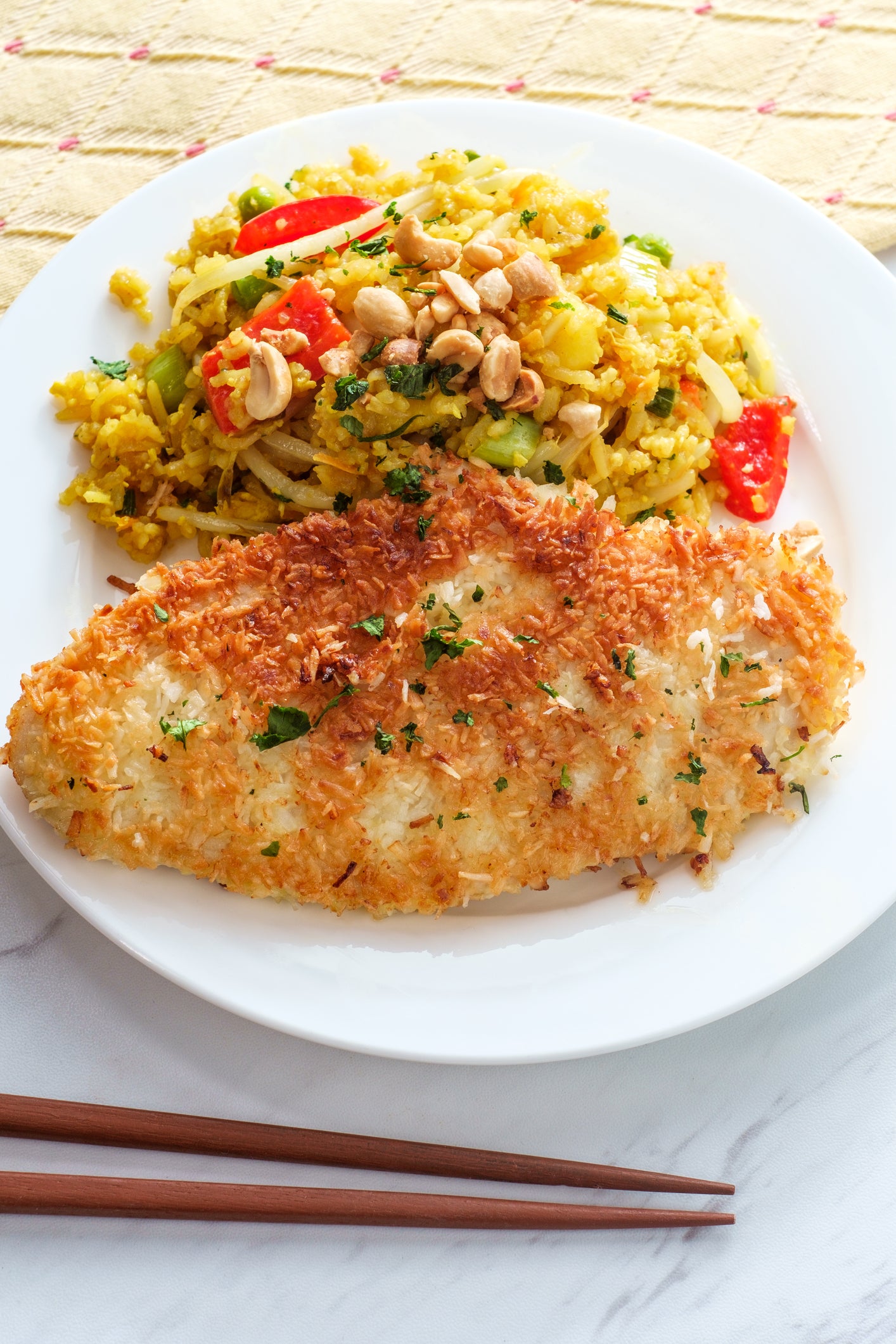 Air Fry Coconut-Crusted Tilapia – EaZy BrandZ