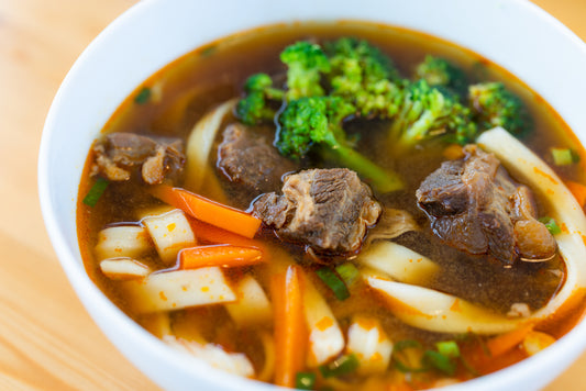 Wok-Crafted Beef and Vegetable Stir-Fry Soup