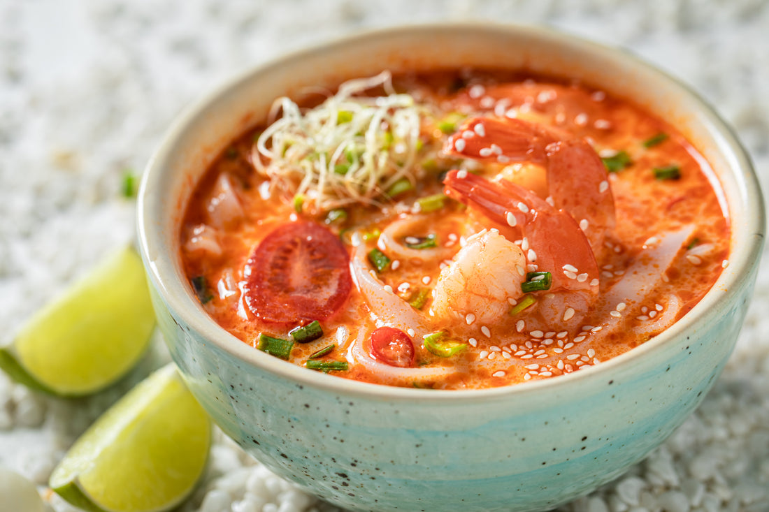 Wok-Steamed Seafood Tom Yum Soup