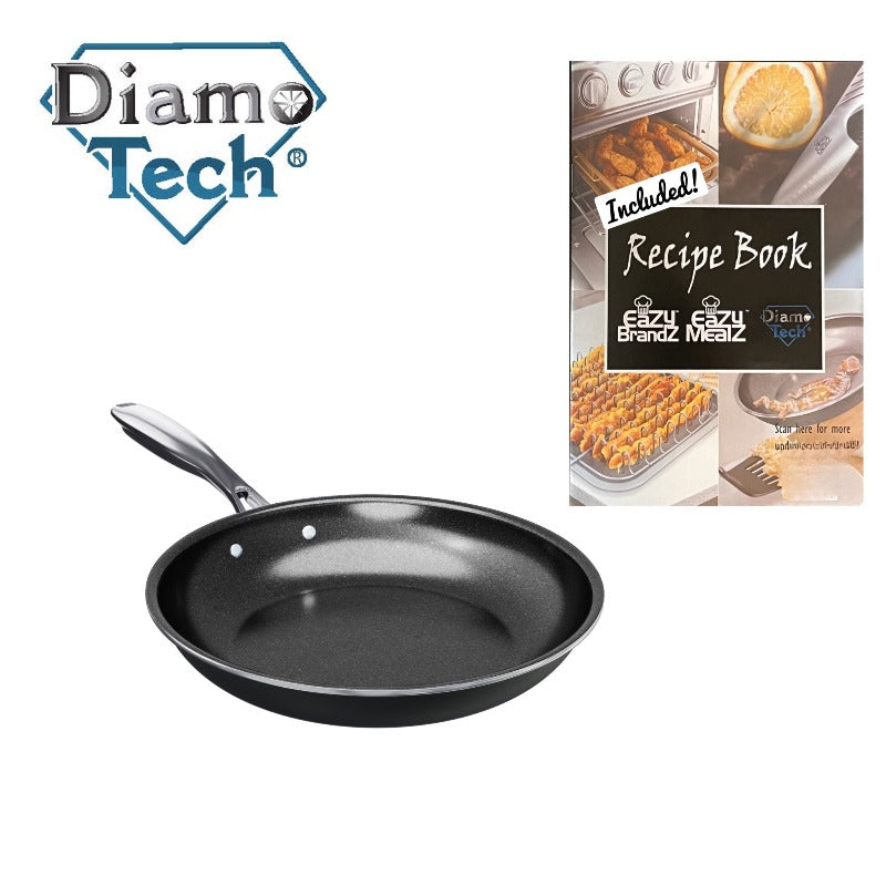 DiamoTech 9.5 Frying Pan - 4-Layer Diamond Ceramic Coating