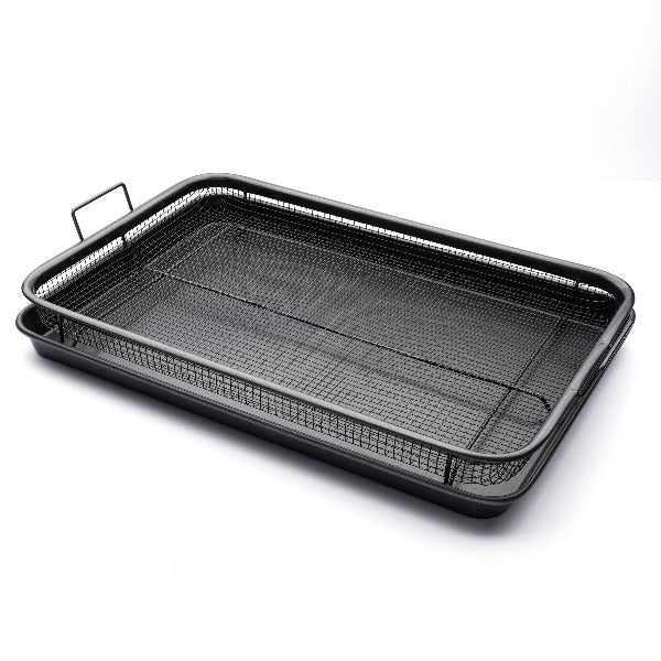 14 Cookie Sheet Baking Tray Set Perforated For 1/4 Bbq Crisper Pan
