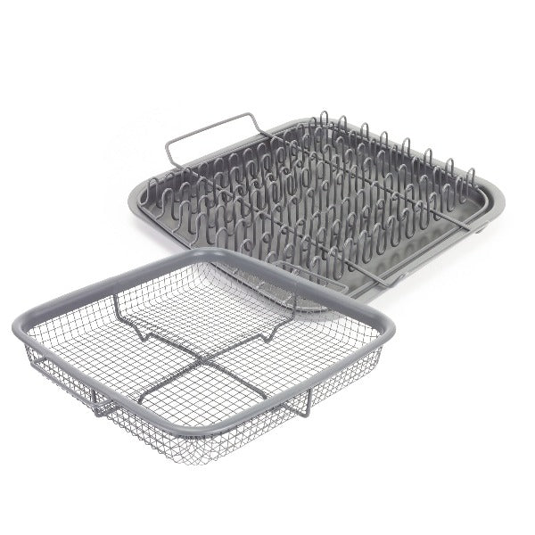 EaZy MealZ Bacon Rack & Tray Set | Specialty Tray and Grease Catcher | Even  Cooking | Non-Stick | Healthy Cooking | Quality Material | Customized
